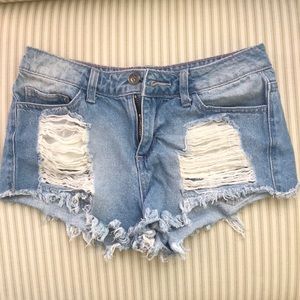 Jean shorts